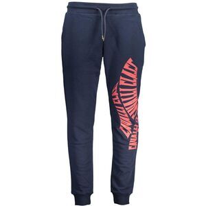 Cavalli Class Printed Casual Pants Men Blue Jeans & Pants